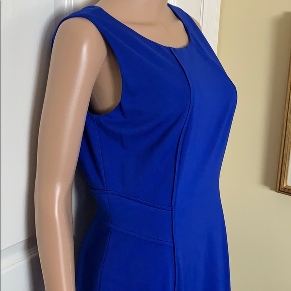 Cobalt blue Antonio Melani knit dress size 8 - Picture 3 of 8